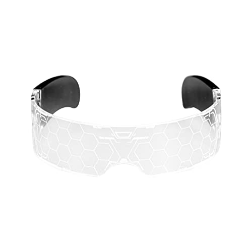 SpirWoRchlan LED-Brille, leuchtende Partybrille, futuristisch von SpirWoRchlan