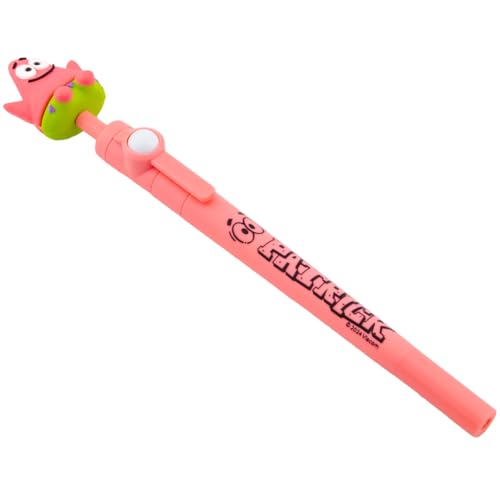 Thumbs up Spongebob Schwammkopf Patrick Kugelschreiber, Fidget Pen mit Figur zum Aufstecken, Stift Merch von SPONGEBOB SQUAREPANTS