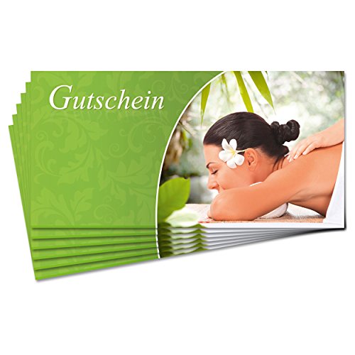 Gutschein Wellness, 25 Stück, DIN lang von Sport-Tec