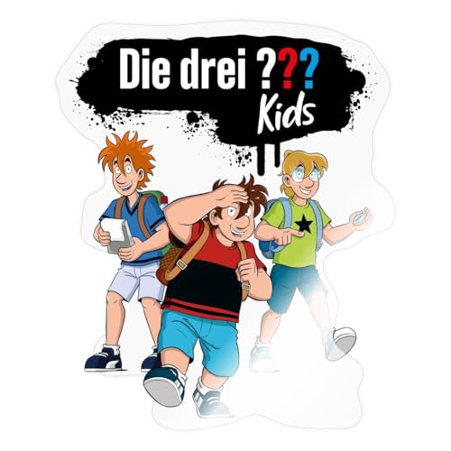 Spreadshirt Die 3 Fragezeichen Kids Detektive Im Einsatz Sticker, 10 x 10 cm, Transparent glänzend von Spreadshirt