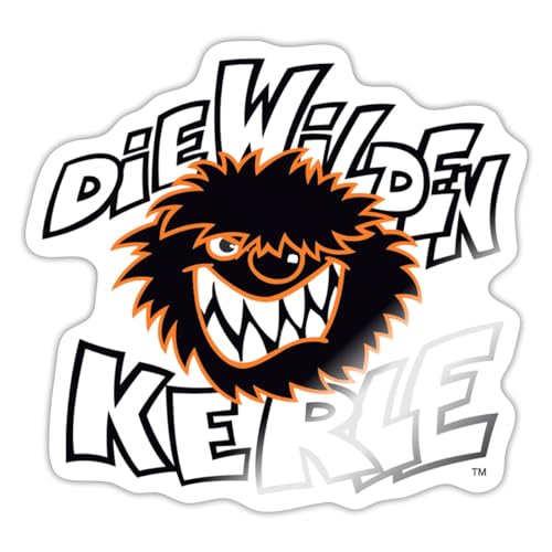 Spreadshirt Die Wilden Kerle Logo Sticker, max. 10 x 10 cm, 10 x 10 cm, Weiß glänzend von Spreadshirt