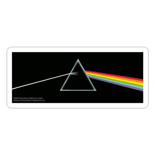 Spreadshirt Pink Floyd Prism Sticker, max. 10 x 10 cm, 10 x 10 cm, Mattweiß von Spreadshirt