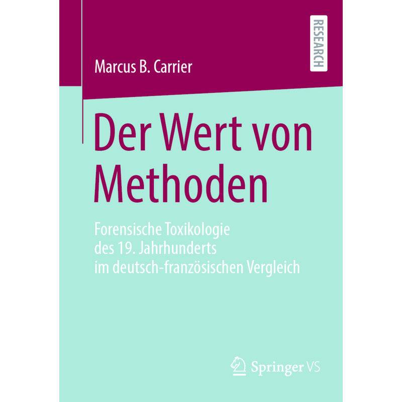 Der Wert Von Methoden - Marcus B. Carrier, Kartoniert (TB) von Springer, Berlin