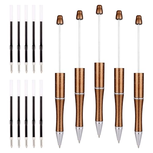 Spritewelry Sienna Kugelschreiber-Set aus Kunststoff, Kugelschreiberschaft, schwarze Tinte, Tintenroller mit 10 zusätzlichen Ersatzminen für Heimwerker, personalisierte Stiftdekoration, Büro, von Spritewelry