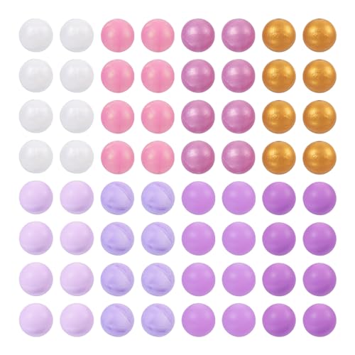 Spritewelry Silikonperlen, rund, Abstandshalter, 15 mm, Violett, 80 Stück von Spritewelry