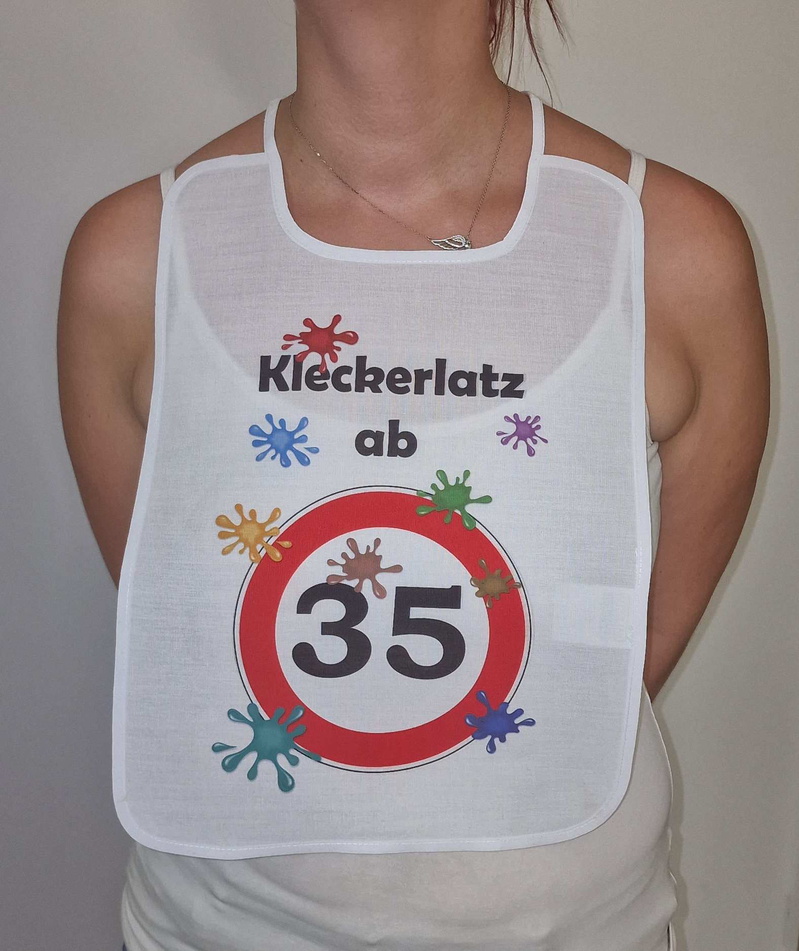 Kleckerlatz Ab 35 Scherz-Latz Erwachsene Senioren Schlabberlatz Lätzchen Barterl Hangerl Pichel Schlabberlätzchen von Spruchdruck