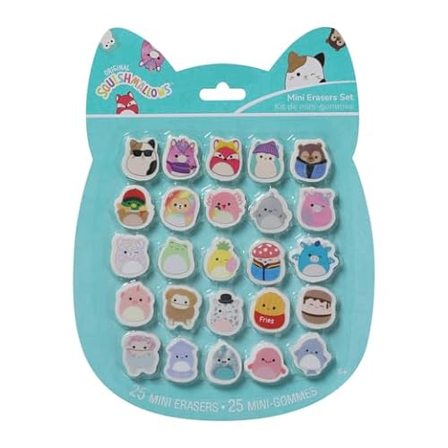 Squishmallows Mini-Radiergummi-Set von Squishmallows