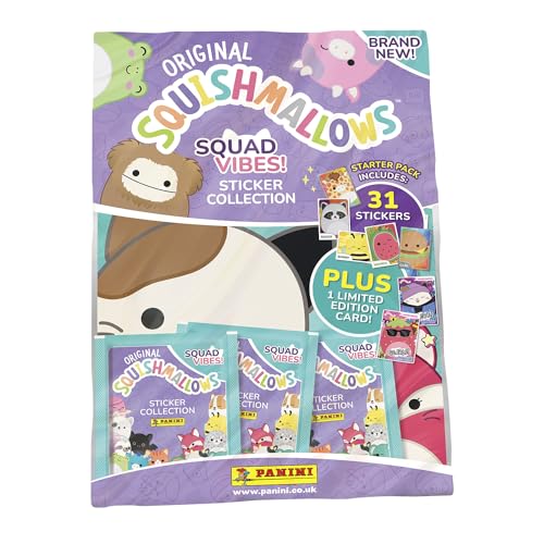 Squishmallows Sticker Collection Starter Pack von Panini
