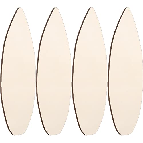 4 Stück Sperrholz-Surfbrett-Ausschnitte DIY Surfbretter zum Dekorieren unlackierter Surfbrett-Wanddekoration, Holzhandwerk-Plakette Schild für Kunstkreation, Heim-Hängedekoration, 34x14 cm 4 Stück Sperrholz-Surfbrett-Ausschnitte DIY Surfbretter zum Dekorieren unlackierter Surfbrett-Wanddekoration, Holzhandwerk-Plakette Schild für Kunstkreation, Heim-Hängedekoration, 34x14 cm von Sratte