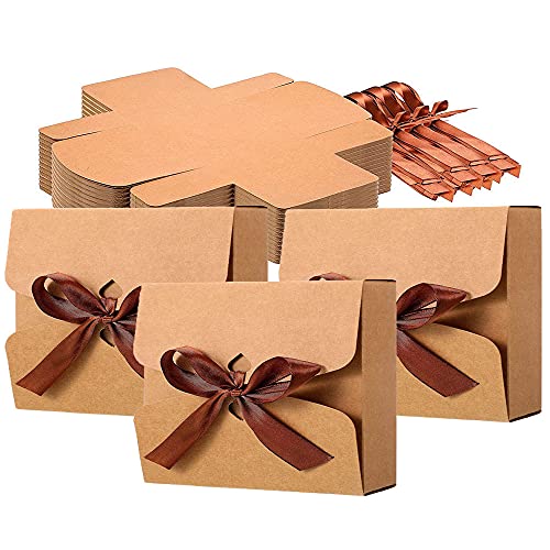 20 Stück Braune Kraftpapier Geschenkboxen, Schachtel Pappschachtel, Karton Geschenkboxen Braun, Kraftpapier Geschenk Box, Geschenkbox aus Braunem, für Geschenke, Hochzeit, Party, Weihnachten von Srcasy