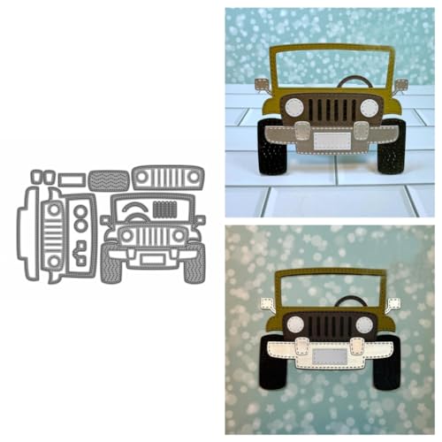 Sredwtk Automobil Stanzschablonen Metall Prägeschablonen Stanzformen Schneiden für DIY Karte Sammelalbum Scrapbooking Fotoalbum Deko Cutting Dies von Sredwtk