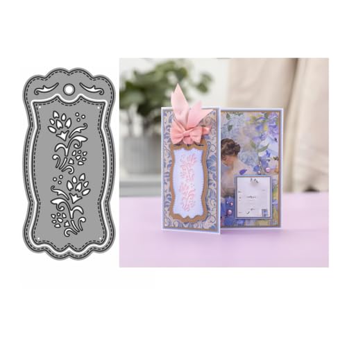 Sredwtk Lesezeichen Tag Stanzschablonen Geburtstag Weihnachten Metall Prägeschablonen Stanzformen Schneiden für DIY Karte Sammelalbum Scrapbooking Fotoalbum Deko Cutting Dies von Sredwtk