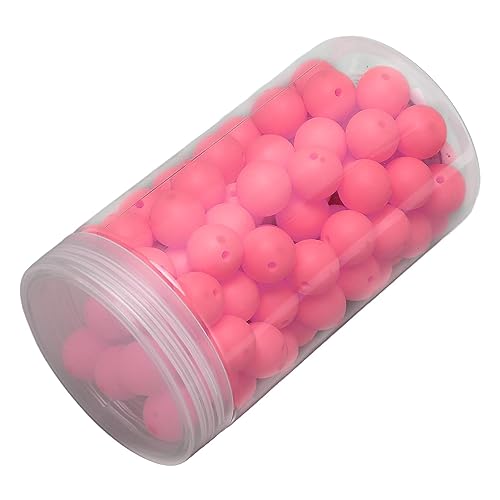 105pcs 15 Mm Silikonperlen Masse für Handwerk, Lebendige Farben, Vorgebohrte Löcher, Schlüsselbund, Halskette, Leicht zu Waschen Sauber (Baby) von Srliya