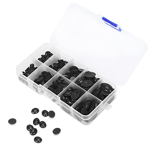 Srliya 180pcs Plastikaugen Nasen, DIY Teddybärenpuppenzubehör, Leicht und Langlebig, für das Nähen von Handwerk und Schmuck, Plastikaugen Nasen für DIY -Puppen (180 Stück in Einer Srliya 180pcs Plastikaugen Nasen, DIY Teddybärenpuppenzubehör, Leicht und Langlebig, für das Nähen von Handwerk und Schmuck, Plastikaugen Nasen für DIY -Puppen (180 Stück in Einer von Srliya