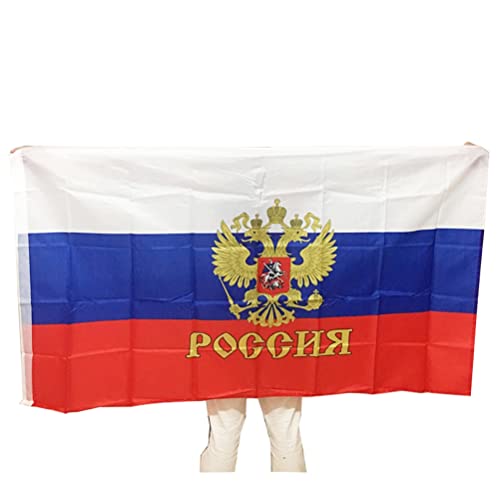 Srliya 90 * 150 cm Russland Nationalflagge Polyester Flaggenbanner für Büroaktivitäten Festival Home Decor Russland Landesflagge von Srliya