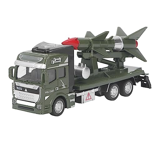 Srliya Rückziehspielzeug, Reibungsbetriebenes Militär-LKW, Gepanzertes Modellauto, Transportfahrzeug, Metalldruckguss, Rückziehspielzeug von Srliya