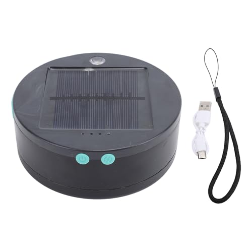 Srliya Solar-Lichterkette, Solarbetrieben, über USB Wiederaufladbar, Camping-LED-Lampe, Wasserbeständig, für Innen- und Außendekoration, Terrasse, 1500-mAh-Akku von Srliya