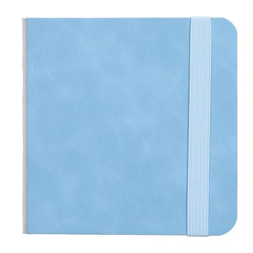 Taschen-Aquarellpapier, 30 Blatt, Aquarell-Skizzenbuch, Feine Körnung, Tragbares Taschen-Aquarell-Malpapier, 10 X 10 Cm (Blau) von Srliya