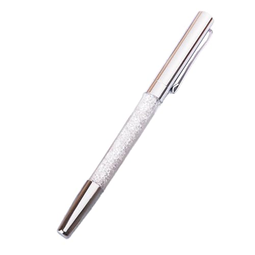 Kugelschreiber mit Kristallen, Ballpoint Pen Bling Crystal Metal Pen Bling Kristall Kugelstifte Slim Stift Metall Kristall Kugelstift, schwarze Tintenkunststifte für Geburtstagsgeschenkversorgungen von Ssguopte