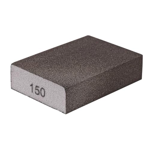 10x Schleifschwamm P150 - mittel | Schleifblock, Schleifklötze, Schleifpads | zum Schleifen von Lacken, Farben, Spachtelmassen, Holz, usw... von Stabilo Befestigungstechnik