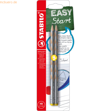 5 x Stabilo Dreikant-Bleistift Easygraph S Metallic Edition VE=2 Stück von Stabilo