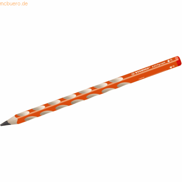 12 x Stabilo Bleistift Easygraph Minenbreite 3,15mm 2B orange von Stabilo