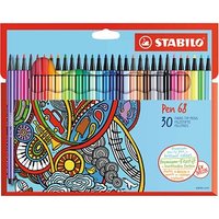 STABILO Pen 68 Filzstifte farbsortiert, 30 St. von Stabilo
