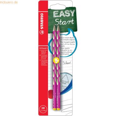 5 x Stabilo Bleistift Easygraph S Minenbreite 2,2mm Linkshänder HB pin von Stabilo