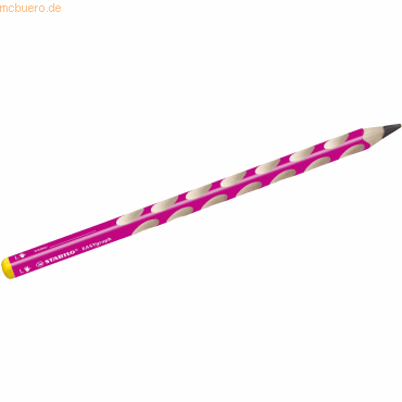 6 x Stabilo Bleistift Easygraph Minenbreite 3,15mm HB Linkshänder pink von Stabilo