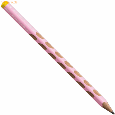 6 x Stabilo Dreikant-Bleistift Easygraph Pastel Edition pastellrosa von Stabilo