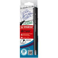 STABILO dr!ver Fineliner-Set farbsortiert 0,4 mm, 4 St. von Stabilo