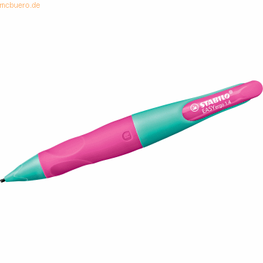 Stabilo Druckbleistift Easyergo 1.4 Rechtshänder türkis/neonpink von Stabilo