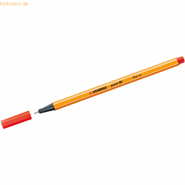 Stabilo Fineliner point 88 0,4 mm hellrot von Stabilo