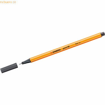 Stabilo Fineliner point 88 0,4 mm schwarzgrau von Stabilo