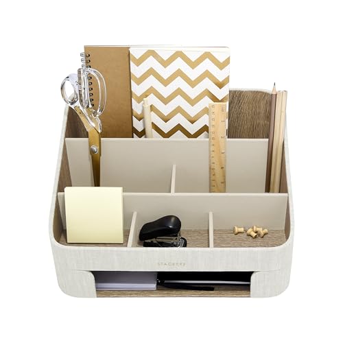 Stackers Schreibtisch-Organizer & Briefablage - CADDY - Büro-Zubehör - Caddy - Braun von Stackers