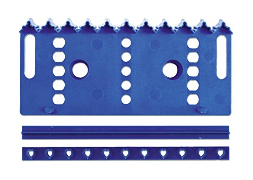 Städter Fondant-Prägestempel Bordüre Dekorset 3-teilig, Kunststoff, blau, 14.5 cm von Staedter