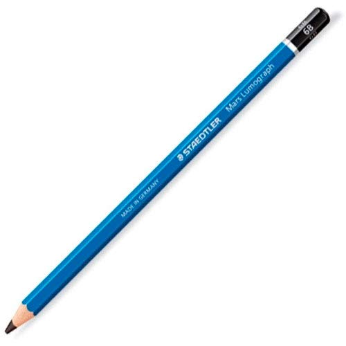 Bleistift Mars Lumograph - 6B, blau von Staedtler®