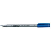 10 STAEDTLER Lumocolor Folienstifte blau 0,4 mm non-permanent von Staedtler