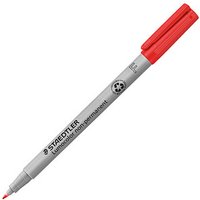 10 STAEDTLER Lumocolor Folienstifte rot 0,6 mm non-permanent von Staedtler