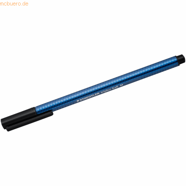 10 x Staedtler Kugelschreiber triplus ball Kappenmodell M blau/schwarz von Staedtler