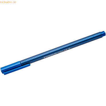 10 x Staedtler Kugelschreiber triplus ball Kappenmodell M blau von Staedtler