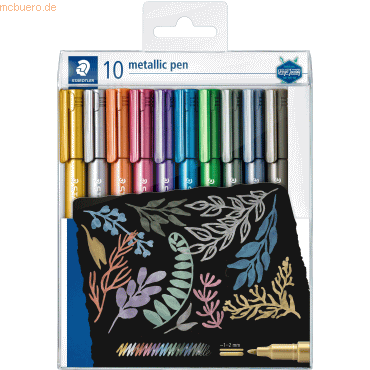 Staedtler Layoutmarker 8323 Metallic pen ca. 1-2mm VE=10 Farben von Staedtler