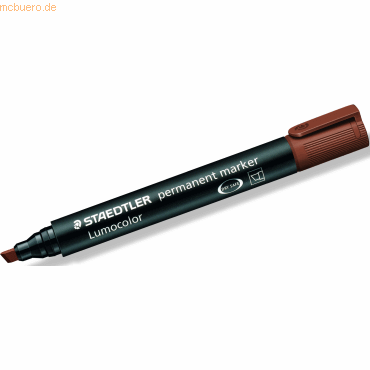 10 x Staedtler Marker Lumocolor permanent 2-5mm braun von Staedtler