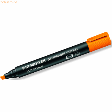 10 x Staedtler Marker Lumocolor permanent 2-5mm orange von Staedtler