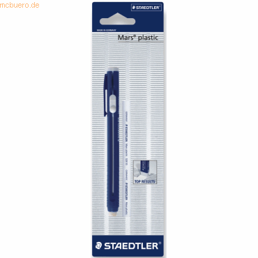 10 x Staedtler Radierminenhalter Mars plastic blau + Ersatzstrang von Staedtler