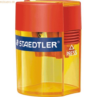 10 x Staedtler Spitzdose rund rot/gelb von Staedtler