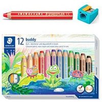 STAEDTLER Buddy 3in1 Buntstifte farbsortiert, 12 St. von Staedtler