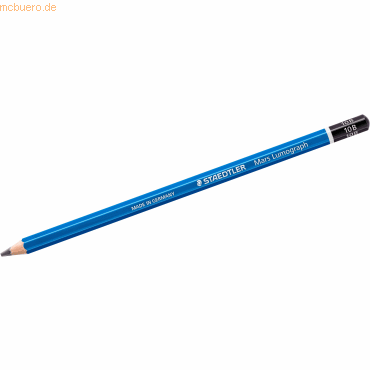 12 x Staedtler Bleistift Mars Lumograph 10B blau von Staedtler