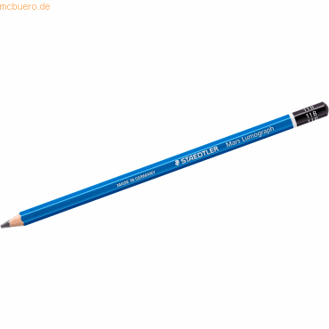 12 x Staedtler Bleistift Mars Lumograph 11B blau von Staedtler