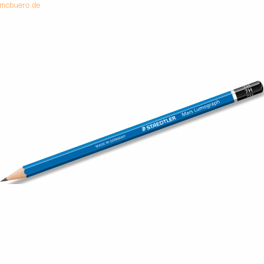 12 x Staedtler Bleistift Mars Lumograph 7H von Staedtler